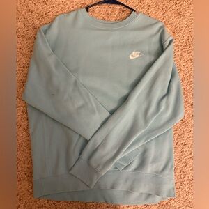Nike Men's Sky Blue Crewneck Sweater